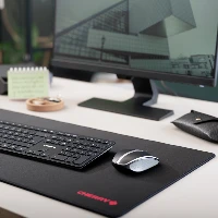 CHERRY KW 9100 SLIM, Wireless, RF Wireless + Bluetooth, QWERTY, Black