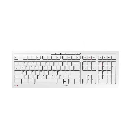 CHERRY STREAM, Full-size (100%), Wired, USB, Mechanical, QWERTY, White