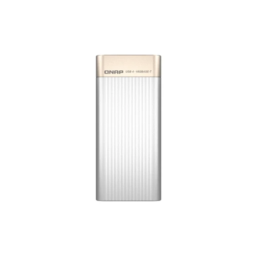 QNAP USB 4 Type-C to 1 x 10GBASE-T Network Ad, Wired, USB Type-C, Ethernet, 10000 Mbit/s, Silver