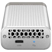 QNAP USB 4 Type-C to 1 x 10GBASE-T Network Ad, Wired, USB Type-C, Ethernet, 10000 Mbit/s, Silver