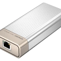 QNAP USB 4 Type-C to 1 x 10GBASE-T Network Ad, Wired, USB Type-C, Ethernet, 10000 Mbit/s, Silver