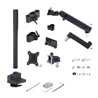 StarTech.com Triple Monitor Desk Mount For Up To Three 27in Screens, VESA 75x75/100x100, Tool-Less Arm Adjustments, C-Clamp/Grommet Mount, Spring-Assisted Arms, Clamp/Grommet, 21 kg, 68.6 cm (27