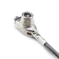 StarTech.com Slim Lock Noble Wedge Slot Compatible, 5ft (1.5m) Locking Cable, Desk Anti-Theft Security For Laptop/Notebook, Cut-Resistant Steel Cable, Keyed Lock, 2 m, Noble, Wedge, 2 Keys, Carbon steel, Black