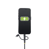 StarTech.com 3.3ft (1m) Rugged USB Multi Charging Cable, USB to Lightning/Micro-USB/Type-C, Apple MFi Certified, Aramid Jacket, Universal 3-in-1 USB Charger Cord for iPhone/iPad/Android, 1 m, USB A, Micro-USB B, USB 2.0, 0.48 Gbit/s, Black