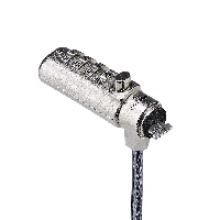 StarTech.com Slim Lock K-Slot Compatible, 5ft (1.5m) Locking Cable, Desk Anti-Theft Security For Laptop/Notebook, Cut-Resistant Steel Cable, Combination Lock, 2 m, Kensington, Combination lock, Carbon steel, Black, Silver