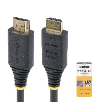 StarTech.com 2m (6.6ft) Premium Certified High Speed HDMI Cable, 4K 60Hz/1440p 144Hz, HDR10/HDCP 2.2/ARC, 18Gbps, UHD HDMI 2.0 Cord for TV/Monitor/Display, TPE Jacket, 2 m, HDMI Type A (Standard), HDMI Type A (Standard), 18 Gbit/s, Audio Return Channel (ARC), Black