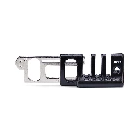 StarTech.com Peripheral Cable Anchor Lock, Secure Keyboard/Mouse, Cable Lock For Shared Office/Public Computers, Cable Trap Compatible w/Laptop Security Cable/Padlock - TAA, Cable holder, Desk, Plastic, Steel, Black