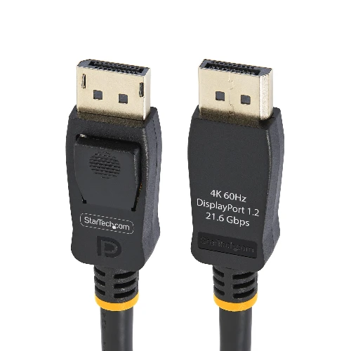 StarTech.com 2m (6.6ft) VESA Certified DisplayPort Cable - 10 Pack - DisplayPort 1.2 Cord with Latches, 4K 60Hz UHD, DP to DP Cable for Monitor, Latching DP Connectors, 2 m, DisplayPort, DisplayPort, Male, Male, 3840 x 2160 pixels
