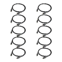 StarTech.com 2m (6.6ft) VESA Certified DisplayPort Cable - 10 Pack - DisplayPort 1.2 Cord with Latches, 4K 60Hz UHD, DP to DP Cable for Monitor, Latching DP Connectors, 2 m, DisplayPort, DisplayPort, Male, Male, 3840 x 2160 pixels