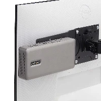 StarTech.com VESA Mounting Bracket for NUC/Thin Clients or Laptop Docking Stations, VESA 75x75/100x100 Compatible Extension Plate For Mini PC, Monitor stand-mounted CPU holder, SFF, 75 x 75,100 x 100 mm, Black, Steel, Screw