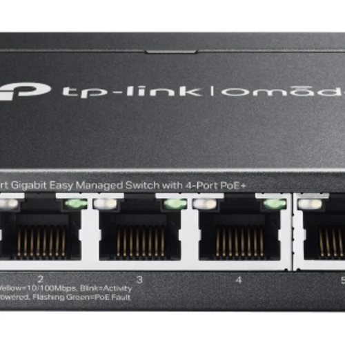 TP-Link Omada 5-Port Gigabit Easy Managed Switch with 4-Port PoE+, Managed, Gigabit Ethernet (10/100/1000), Power over Ethernet (PoE), Wall mountable