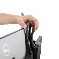 StarTech.com Crossbar Dual Monitor Desk Stand For Double 27-inch Screens, VESA Mount 75x75/100x100, Toolless Height Adjustment, Up To 13.2lb (6kg) Per Display, 12 kg, 43.2 cm (17