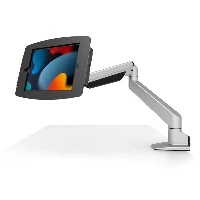 Compulocks iPad 10.9 10th Gen Space Enclosure Articulating Arm Mount - Kit montaggio (involucro, supporto a braccio snodabile) - per tablet - bloccabile - alluminio ad alta purezza - nero, argento - dimensione schermo 10.9 - installabile a parete, part