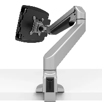Compulocks iPad 10.9 10th Gen Space Enclosure Articulating Arm Mount - Kit montaggio (involucro, supporto a braccio snodabile) - per tablet - bloccabile - alluminio ad alta purezza - nero, argento - dimensione schermo 10.9 - installabile a parete, part
