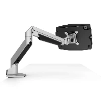 Compulocks iPad 10.9 10th Gen Space Enclosure Articulating Arm Mount - Kit montaggio (involucro, supporto a braccio snodabile) - per tablet - bloccabile - alluminio ad alta purezza - nero, argento - dimensione schermo 10.9 - installabile a parete, part