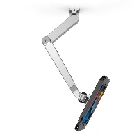 Compulocks iPad 10.9 10th Gen Space Enclosure Articulating Arm Mount - Kit montaggio (involucro, supporto a braccio snodabile) - per tablet - bloccabile - alluminio ad alta purezza - nero, argento - dimensione schermo 10.9 - installabile a parete, part