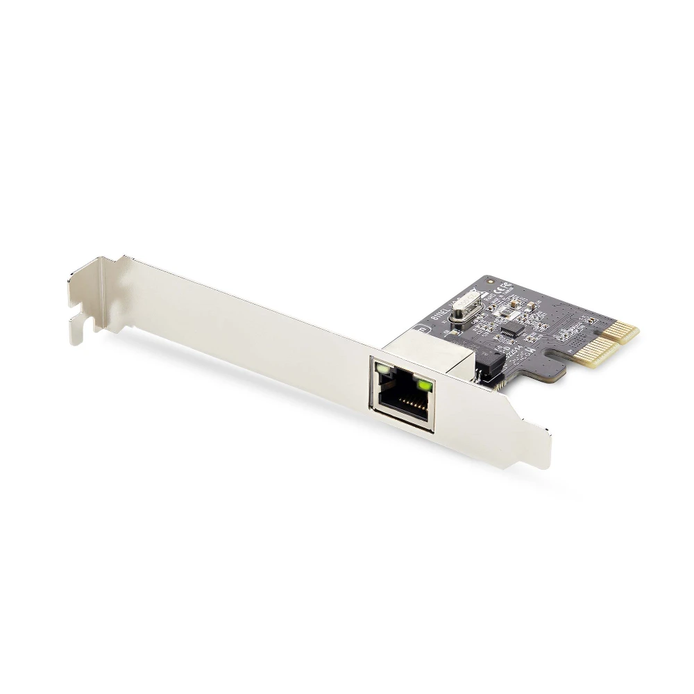 StarTech.com 1-Port Gigabit PCIe Network Adapter Card, 10/100/1000Mbps PCI Express LAN Card, NIC, Realtek RTL8111H, Works with Windows and Linux, TAA Compliant, Internal, Wired, PCI Express, Ethernet, Black