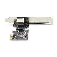 StarTech.com 1-Port Gigabit PCIe Network Adapter Card, 10/100/1000Mbps PCI Express LAN Card, NIC, Realtek RTL8111H, Works with Windows and Linux, TAA Compliant, Internal, Wired, PCI Express, Ethernet, Black