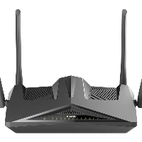 D-Link DSL-X1852E, Wi-Fi 6 (802.11ax), Dual-band (2.4 GHz / 5 GHz), Ethernet LAN, VDSL, Black, Tabletop router