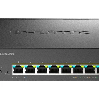 D-Link 10-Port Multi-Gigabit Smart Managed PoE+ Switch including 8 x 2.5G PoE+ Ports, Managed