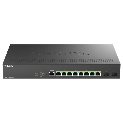 D-Link DMS-1250-10SP/E, Managed, 2.5G Ethernet (100/1000/2500), Power over Ethernet (PoE), Rack mounting