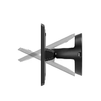 Compulocks VESA Tilting Wall Mount - Black, Screws, 68.6 cm (27