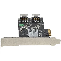 StarTech.com 8 Port SATA PCIe Card - PCI Express 6Gbps SATA Expansion Adapter Card with 4 Host Controllers - SATA PCIe Controller Card - PCI-e x4 Gen 2 to SATA III - SATA HDD/SSD, PCIe, Mini-SAS, PCI 2.0, Black, Pericom - PI7C9X2G608GP, ASMedia - ASM1061, 6 Gbit/s