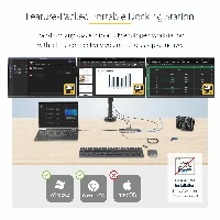 StarTech.com USB-C Triple-Monitor Multiport Adapter, Dual 4K 60Hz + 4K 30Hz HDMI & DisplayPort, 4-Port USB Hub, 100W PD Pass-Through, GbE, SD/MicroSD Card Readers, Wired, USB 3.2 Gen 1 (3.1 Gen 1) Type-C, 100 W, 2.0b, 10,100,1000 Mbit/s, IEEE 802.3, IEEE 802.3ab, IEEE 802.3u