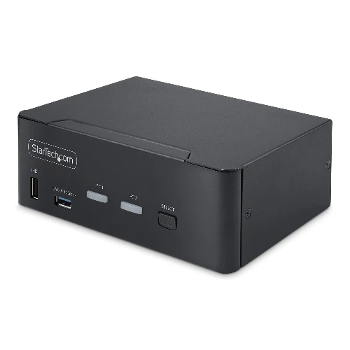 StarTech.com 2-Port Dual-Monitor DP 1.4 KVM Switch