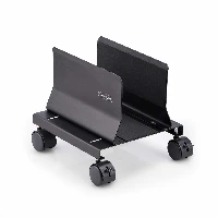 StarTech.com Computer Tower Cart, Rolling Mobile CPU Caddy on Wheels (Casters), Max Load 46.3lb/21kg, Adjustable PC Case Mount, Desktop Floor Stand, Steel Dolly, Cart CPU holder, Tower, 21 kg, Black, Screw, 4 wheel(s)