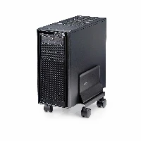 StarTech.com Computer Tower Cart, Rolling Mobile CPU Caddy on Wheels (Casters), Max Load 46.3lb/21kg, Adjustable PC Case Mount, Desktop Floor Stand, Steel Dolly, Cart CPU holder, Tower, 21 kg, Black, Screw, 4 wheel(s)