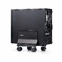 StarTech.com Computer Tower Cart, Rolling Mobile CPU Caddy on Wheels (Casters), Max Load 46.3lb/21kg, Adjustable PC Case Mount, Desktop Floor Stand, Steel Dolly, Cart CPU holder, Tower, 21 kg, Black, Screw, 4 wheel(s)