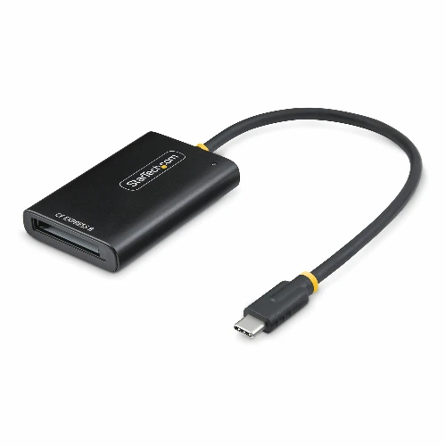 StarTech.com USB-C CFexpress Type B Card Reader, USB 10Gbps, Portable Memory Card Reader, USB Type-C to CF Express 2.0 Adapter, Works with Any Operating System, CFexpress Type B, Black, 10000 Mbit/s, USB 3.2 Gen 2 Type-C, USB, 45 mm