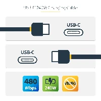 StarTech.com 3m USB-C Charging Cable, USB-IF Certified USB C Cable, 240W PD EPR, USB 2.0 Type-C Laptop Charger Cord, USB-C Data Transfer Cable, TPE Jacket, M/M, 3 m, USB C, USB C, USB 2.0, 0.48 Gbit/s, Black