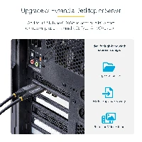 StarTech.com 5-Port USB PCIe Card, USB 3.2 10Gbps, PCI Express Card with 4x USB-C Ports, 1x USB-A Internal Port, USB PCIe Controller Card, Windows/macOS/Linux, PCIe, USB Type-C, Full-height / Low-profile, PCI 3.0, SATA 15-pin, Black