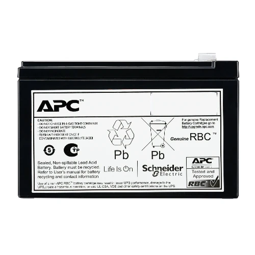 APC APCRBCV205, 72 V, 1 pc(s), Black, 9 Ah, 15 kg, 150.9 mm