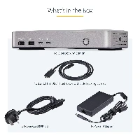 StarTech.com USB4 Docking Station, USB-C 40Gbps, Dual Video HDMI, Up to 2x 4K 60Hz 444 (RGB) or 2x 4K 120Hz 422, Multi-Monitor Dock, 6x USB, 2.5GbE, 100W PD, Wired, USB4, 100 W, 10,100,1000,2500 Mbit/s, Silver, 40 Gbit/s