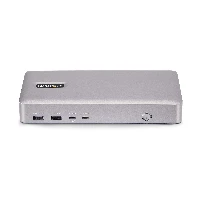 StarTech.com USB4 Docking Station, USB-C 40Gbps, Dual Video HDMI, Up to 2x 4K 60Hz 444 (RGB) or 2x 4K 120Hz 422, Multi-Monitor Dock, 6x USB, 2.5GbE, 100W PD, Wired, USB4, 100 W, 10,100,1000,2500 Mbit/s, Silver, 40 Gbit/s