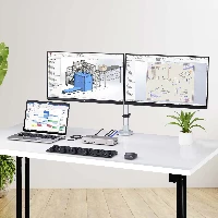 StarTech.com USB4 Docking Station, USB-C 40Gbps, Dual Video HDMI, Up to 2x 4K 60Hz 444 (RGB) or 2x 4K 120Hz 422, Multi-Monitor Dock, 6x USB, 2.5GbE, 100W PD, Wired, USB4, 100 W, 10,100,1000,2500 Mbit/s, Silver, 40 Gbit/s