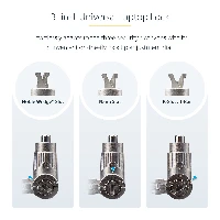 StarTech.com 3-in-1 Universal Laptop Lock 6.6ft (2m), Master Keyed Locking Cable, Computer Security, Compatible w/Noble Wedge/Nano/K-Slot Anti-Theft Cut-Resistant Cable, 2 m, Kensington, Nano, Noble, 2 Keys, Carbon steel, Plastic, Black