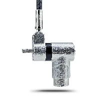 StarTech.com 3-in-1 Universal Laptop Lock 6.6ft (2m), Master Keyed Locking Cable, Computer Security, Compatible w/Noble Wedge/Nano/K-Slot Anti-Theft Cut-Resistant Cable, 2 m, Kensington, Nano, Noble, 2 Keys, Carbon steel, Plastic, Black