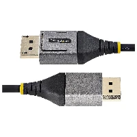 StarTech.com 1ft (30cm) DisplayPort 1.4 Cable - 8K 60Hz HDR10 - Ultra HD 4K 120Hz Video - DP 1.4 Cable / Cord - For Monitors/Displays - DisplayPort to DisplayPort Cable - M/M, 0.3 m, DisplayPort, DisplayPort, Male, Male, 7680 x 4320 pixels