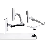StarTech.com Monitor Desk Mount For 27in 169 or 30in 219 Ultrawide Screens, VESA 75x75/100x100, Tool-Less Arm Adjustments, C-Clamp/Grommet, Spring-Assisted Arm, Clamp/Grommet, 9 kg, 43.2 cm (17