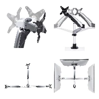 StarTech.com Monitor Desk Mount For 27in 169 or 30in 219 Ultrawide Screens, VESA 75x75/100x100, Tool-Less Arm Adjustments, C-Clamp/Grommet, Spring-Assisted Arm, Clamp/Grommet, 9 kg, 43.2 cm (17