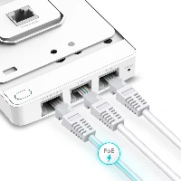 TP-Link Omada AX3000 Wall Plate WiFi 6 Access Point, 2.4 GHz, 5 GHz, 1774 Mbit/s, HTTPS, SNMP, SNMPv2, SNMPv3, SSH, WPA-Enterprise, WPA-Personal, WPA2-Enterprise, WPA2-Personal,..., 10,100,1000 Mbit/s