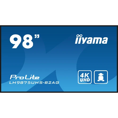 iiyama LH9875UHS-B2AG, Digital signage flat panel, 2.48 m (97.5
