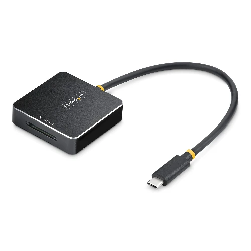 StarTech.com 1B-USB-C-SDE-ADAPTER, MMC, SD, SDHC, SDXC, Black, 10000 Mbit/s, Aluminium, Plastic, USB 3.2 Gen 2 (3.1 Gen 2) Type-C, 54 mm