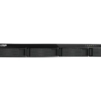 QNAP TS-433eU, NAS, Rack (1U), Cortex-A, Cortex-A55, 4 GB, 0 TB