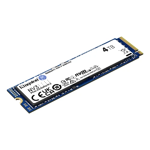 Kingston Technology 4000G NV3 M.2 2280 NVMe SSD, 4 TB, M.2, 6000 MB/s