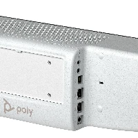 Poly Studio X72 All-In-One Video Bar with TC10 Controller Kit, Video collaboration bar, 4K Ultra HD, 7.3x, Black